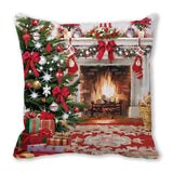 Merry Christmas Decorations for Home Xmas Cushion Cover Christmas Ornament Pillowcase