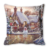 Merry Christmas Decorations for Home Xmas Cushion Cover Christmas Ornament Pillowcase