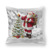 Merry Christmas Decorations for Home Xmas Cushion Cover Christmas Ornament Pillowcase