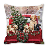 Merry Christmas Decorations for Home Xmas Cushion Cover Christmas Ornament Pillowcase