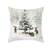 Merry Christmas Decorations for Home Xmas Cushion Cover Christmas Ornament Pillowcase