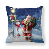 Merry Christmas Decorations for Home Xmas Cushion Cover Christmas Ornament Pillowcase