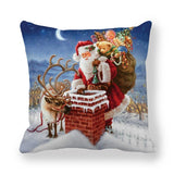 Merry Christmas Decorations for Home Xmas Cushion Cover Christmas Ornament Pillowcase