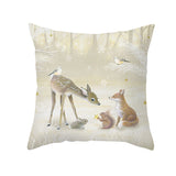 Merry Christmas Decorations for Home Xmas Cushion Cover Christmas Ornament Pillowcase