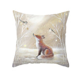 Merry Christmas Decorations for Home Xmas Cushion Cover Christmas Ornament Pillowcase