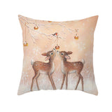 Merry Christmas Decorations for Home Xmas Cushion Cover Christmas Ornament Pillowcase