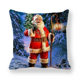 Merry Christmas Decorations for Home Xmas Cushion Cover Christmas Ornament Pillowcase