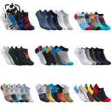 High Quality 5 Pairs/lot PIER POLO Brand Men Socks Summer Fashion Casual Soft Short Cotton Socks Men Funny Ankle Socks